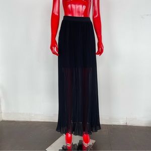 Pleated Maxi Skirt LOST INK